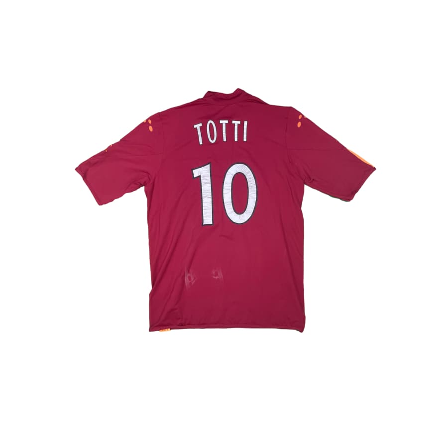 Maillot football vintage AS Rome domicile #10 Totti saison - Diadora - AS Rome